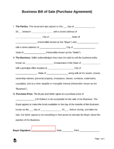Best Yacht Sale Contract Template Excel Example