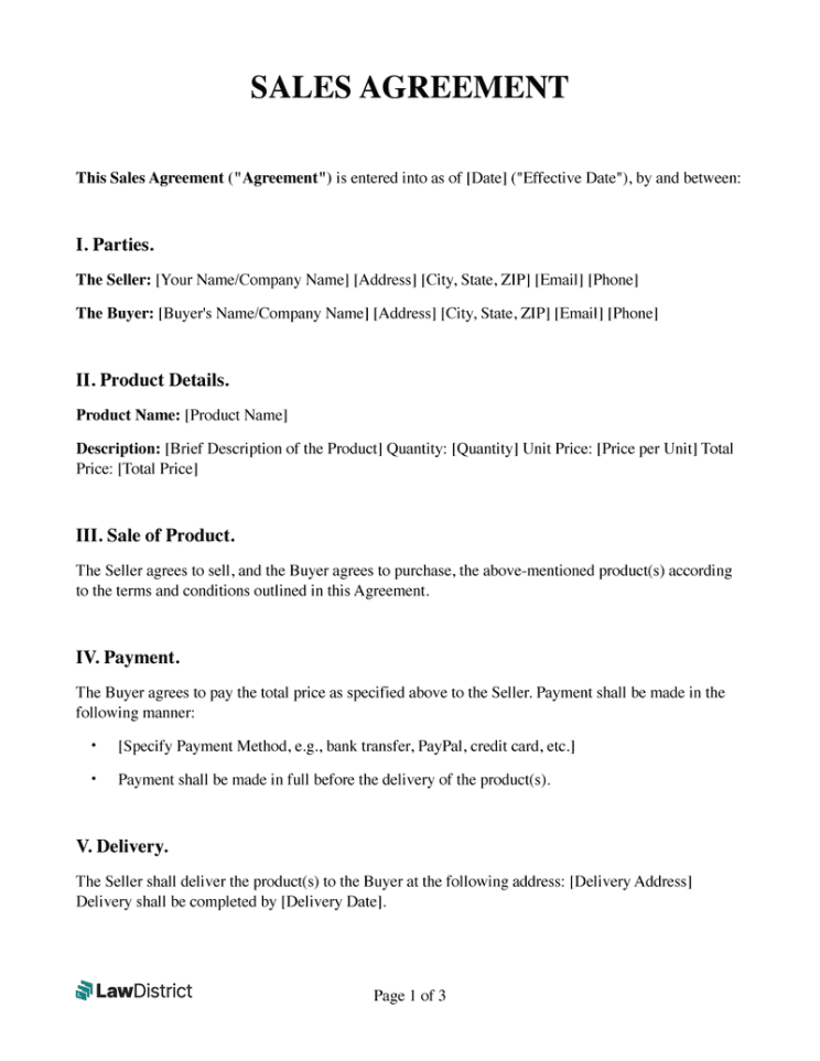 Editable Equipment Sales Contract Template Pdf Example