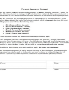 Furniture Sales Contract Template Excel Sample