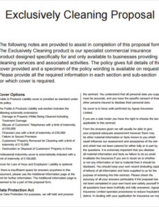 School Cleaning Contract Template Pdf Example