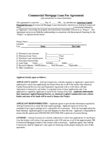 Commercial Loan Broker Fee Agreement Template commercial-loan-broker-fee-agreement-template