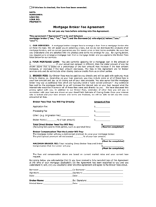 Commercial Mortgage Broker Fee Agreement Template commercial-mortgage-broker-fee-agreement-template