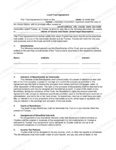florida-land-trust-agreement-template