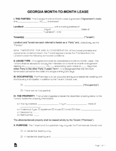 Georgia Month to Month Lease Agreement Template georgia-month-to-month-lease-agreement-template