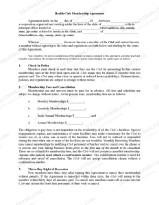 health-club-membership-agreement-template