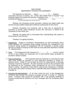 Medical Independent Contractor Agreement Template medical-independent-contractor-agreement-template