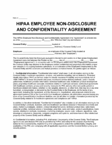 Medical Non Disclosure Agreement Template medical-non-disclosure-agreement-template