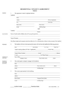 Ontario Residential Lease Agreement Template ontario-residential-lease-agreement-template